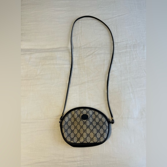 Gucci Handbags - Vintage Gucci Navy Crossbody